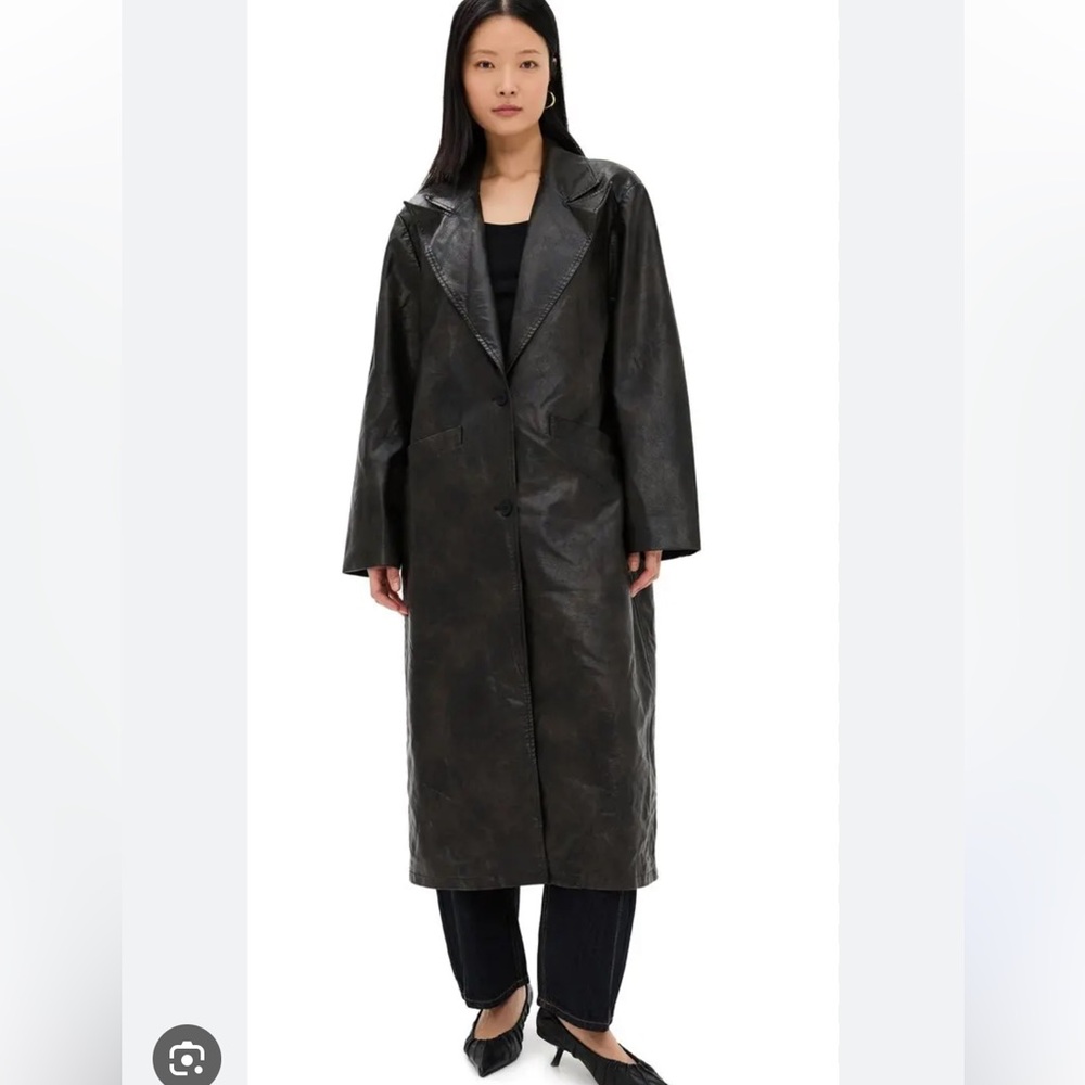 Lioness Black Trench Olsen Coat size Small